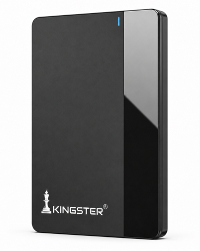 KINGSTER® 500GB External Hard Drive – black type c